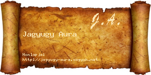 Jagyugy Aura névjegykártya